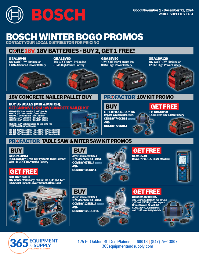 Bosch Winter Promos